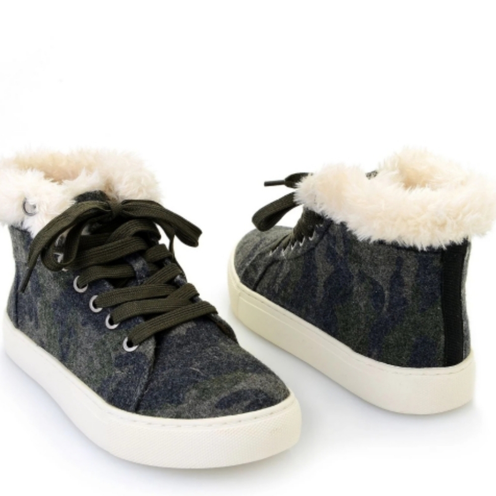 CORKY'S TEMPLIN HIGH TOP LACE UP SNEAKERS